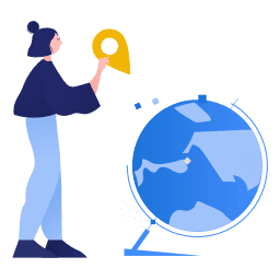 Ilustração de um globo